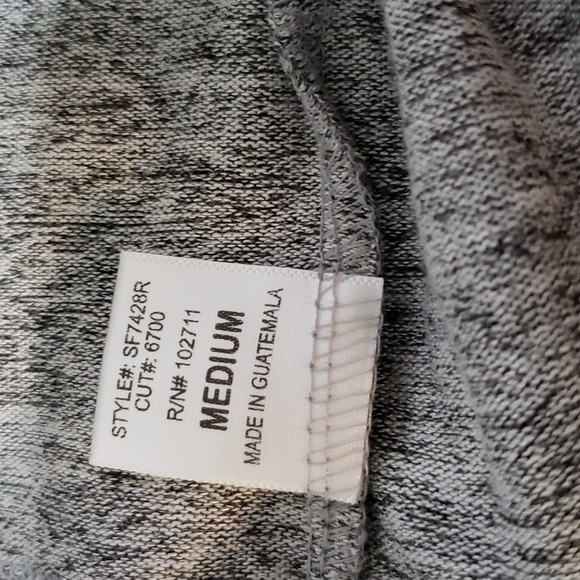 Gibson boatneck top, Color gray, Size M - Picture 7 of 10